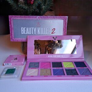 Jeffree Star 'Beauty Killer 2' Palette + FREE Emerald Estate Single, New w/Boxes